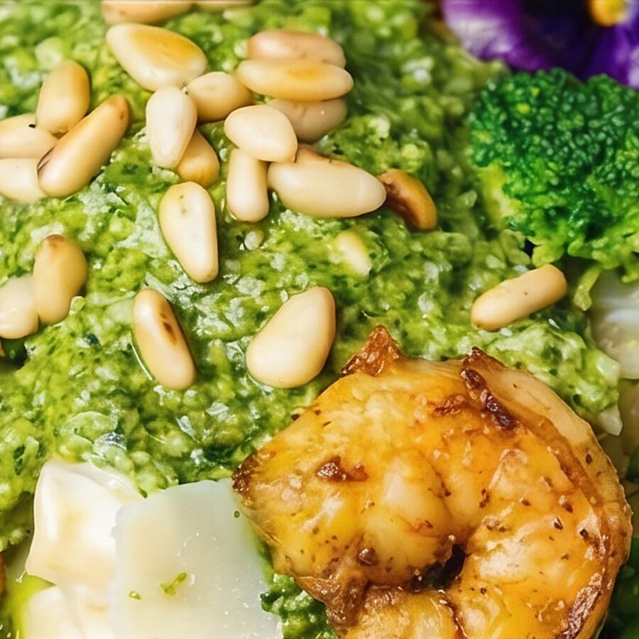 Pesto Love Pasta – Garnelen, Brokkoli, Pesto – Zum Fenster Nürnberg